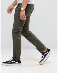 Blend of America Blend Twister Slim Jeans In Khaki