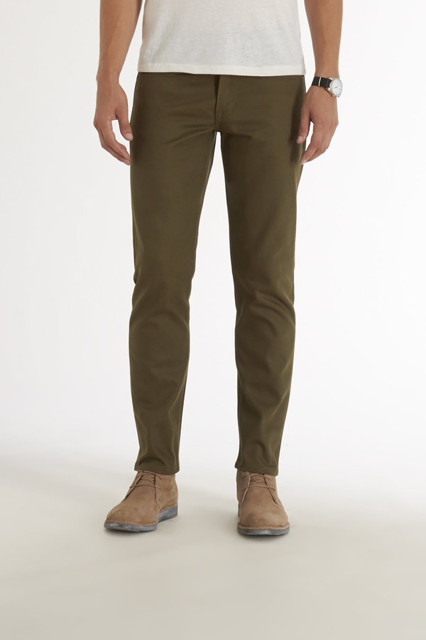 olive skinny chinos