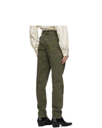 Helmut Lang Green Jeans