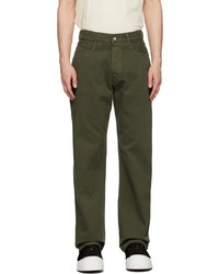 YMC Green Organic Cotton Papa Trousers