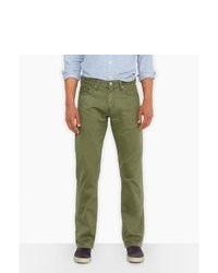 Levi's 514 Straight Fit Jeans Burnt Olive