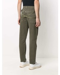 Helmut Lang Mid Rise Buckle Fastening Jeans