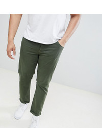 ASOS DESIGN Plus Slim Jeans In Green