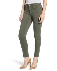 7 For All Mankind Roxanne Paneled Ankle Slim Jeans
