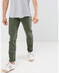 ASOS DESIGN Slim Jeans In Green