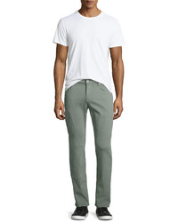 7 For All Mankind Straight Leg Stretch Twill Jeans Sage