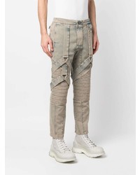 Balmain Strap Design Slim Fit Jeans