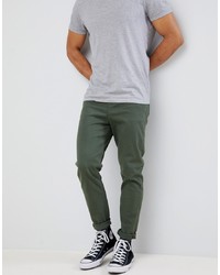 ASOS DESIGN Tapered Jeans In Green