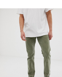 Reclaimed Vintage The 89 Tapered Fit Jeans In Khaki