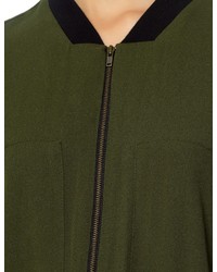 L'Agence Army Green Drawstring Jumpsuit