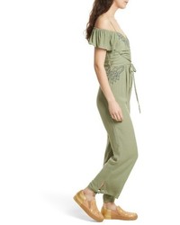 Free People In The Mot Off The Shoulder Jumpsuit
