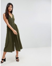Asos Jumpsuit With Ring Pull Detail