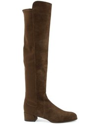Olive Knee High Boots