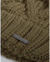 Diesel Knitted Wool Bobble Beanie