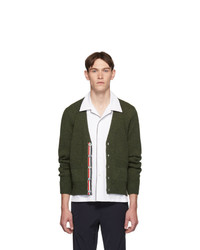 Thom Browne Green Relaxed Fit Cardigan