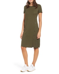 Olive Knit Casual Dress