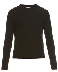 Moncler Crew Neck Wool Knit Sweater