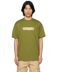 CARHARTT WORK IN PROGRESS Green Fuse Script T Shirt