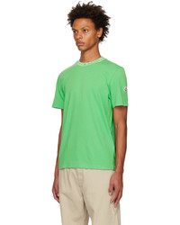Moncler Green Gart Washed T Shirt