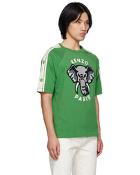 Kenzo Green Paris Elephant T Shirt