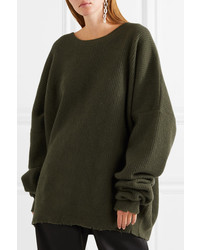 Unravel Project Oversized Wool And Cashmere Blend Sweater