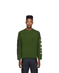Olive Knit Sweatshirt