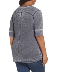 Sejour Plus Size Thermal Knit Tee