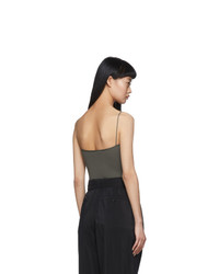 Lemaire Green Second Skin Tank Top