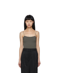 Lemaire Green Second Skin Tank Top