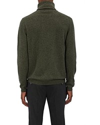 Barneys New York Mlange Cashmere Turtleneck Sweater