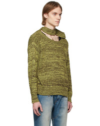 Y/Project Green Three Collar Sweater