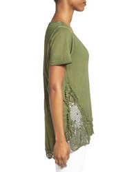 KUT from the Kloth Azaria Lace Inset Top