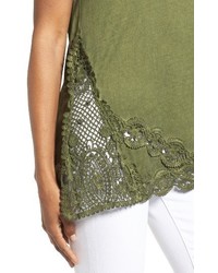 KUT from the Kloth Azaria Lace Inset Top