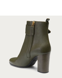 Bally Tindy Leather Ankle Boot In Caper