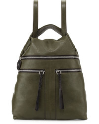 Oryany Chloe Leather Backpack Forest