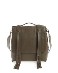 AllSaints Fin Leather Backpack