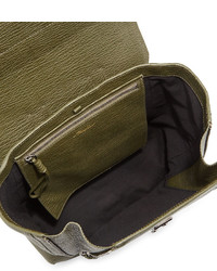 3.1 Phillip Lim Pashli Leather Zip Backpack Military