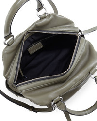 Marc by Marc Jacobs Cube 21 Lamb Leather Shoulder Bag Military Green