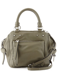 Marc by Marc Jacobs Cube 21 Lamb Leather Shoulder Bag Military Green