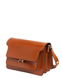 Marni Medium Trunk Shiny Leather Bag