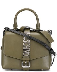 Moschino Logo Plaque Shoulder Bag