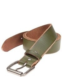 Olive Leather Belt