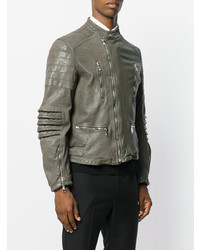 Neil Barrett Distressed Leather Jacket