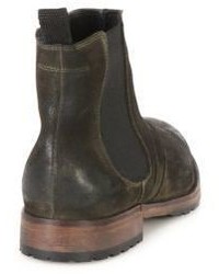 Belstaff Lancaster Calf Leather Suede Short Boots
