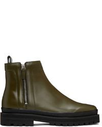 Tiger of Sweden Green Bratchny Boots