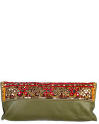 Alexander McQueen Embellished Clutch W Tags