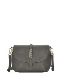 ANTIK KRAFT Arrow Faux Leather Crossbody Bag