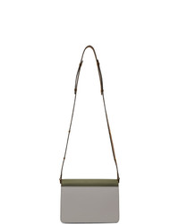 Marni Green And Grey Medium Trunk Bag