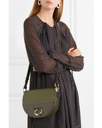 JW Anderson Latch Smooth And Textured Leather Shoulder Bag