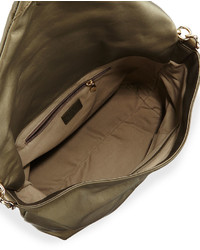 Missoni Pearl Leather Shoulder Bag Olive